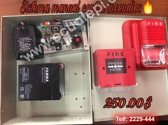 Sistemas de Seguridad:  >Sistema contra incendios manual